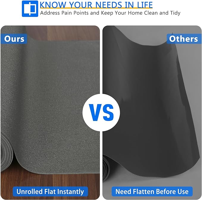 WochiTV Shelf Liner for Cabinets, Drawer Non Adhesive Non Slip Foam Mat for - Image 4