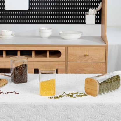 52oz Airtight Glass Square Storage Canister - Image 7
