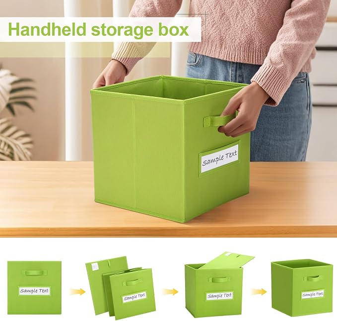 11x11 storage cube bins Foldable Fabric storage cubes - Image 4