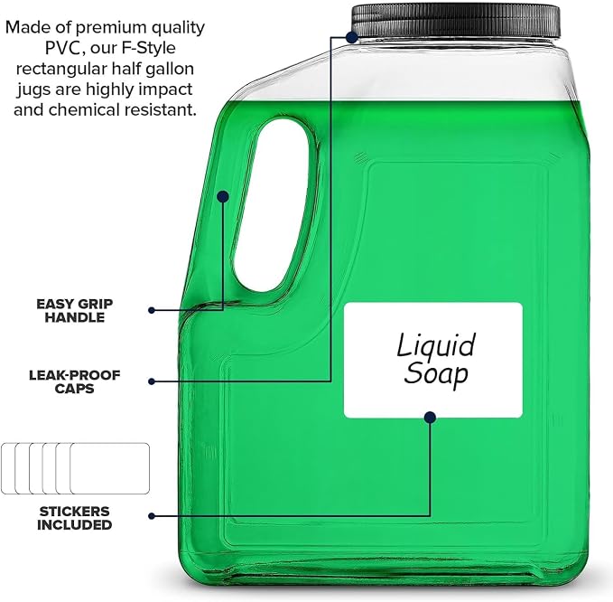 Stock Your Home Wide Mouth Gallon Jugs - Image 2