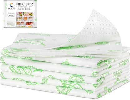 Cooyes 6 Pack Refrigerator Shelf Liners by Cooyes