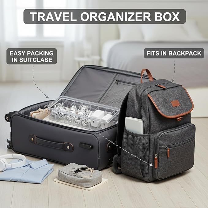 Tatuo 8 Pcs Cable Organizer Box - Image 5