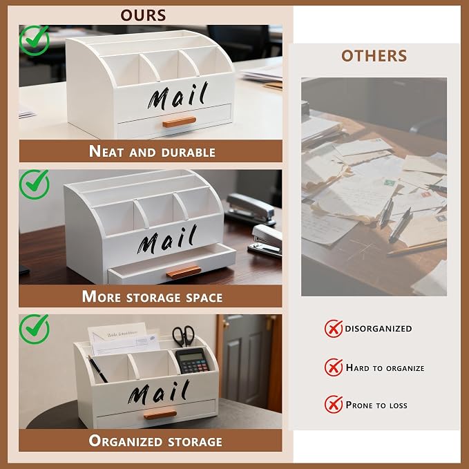 goprety Mail Organizer for Desk - Image 4