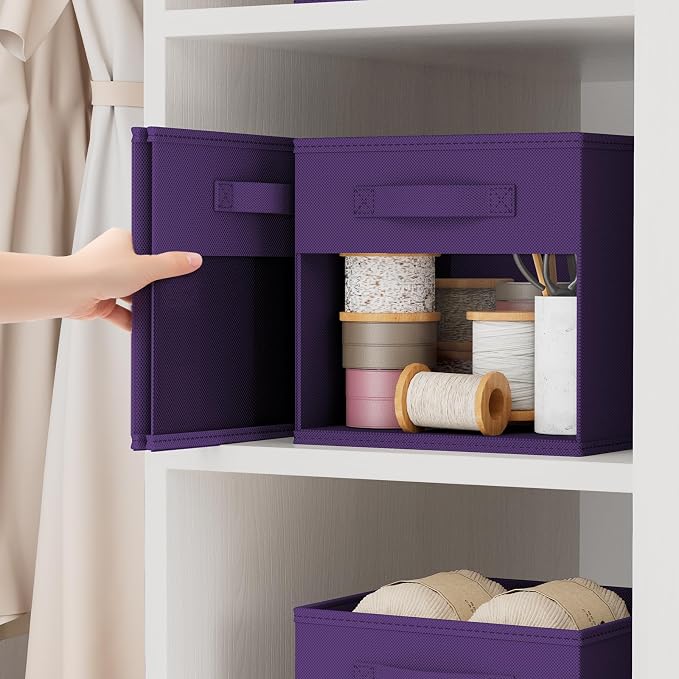DIMJ Cube Bins, 12.2-Inch Storage Bins Cubes - Image 3