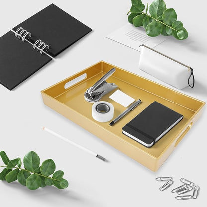 Spsyrine Gold Bathroom Vanity Tray - Image 5