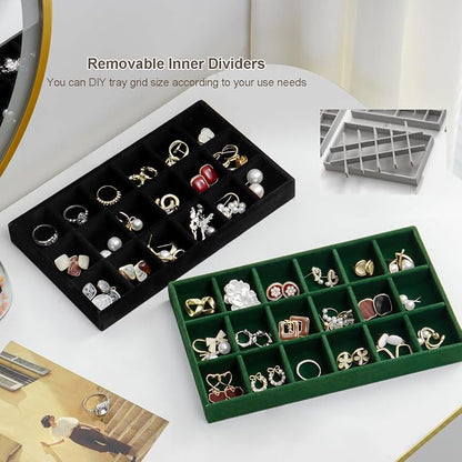 SPAKOWN Jewelry Drawer Organizer Inserts Set of 9, Jewelry Trays - Image 7