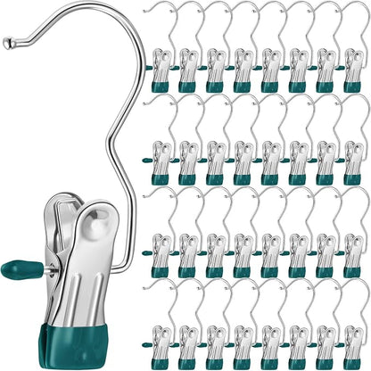 Yinder 150 Pcs Boot Hangers Clips Laundry Hooks Hanging Stainless Steel Clothes by Yinder