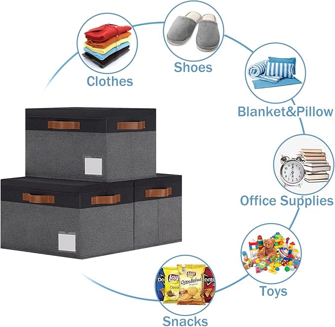 GhvyenntteS Fabric Storage Bins - Image 7
