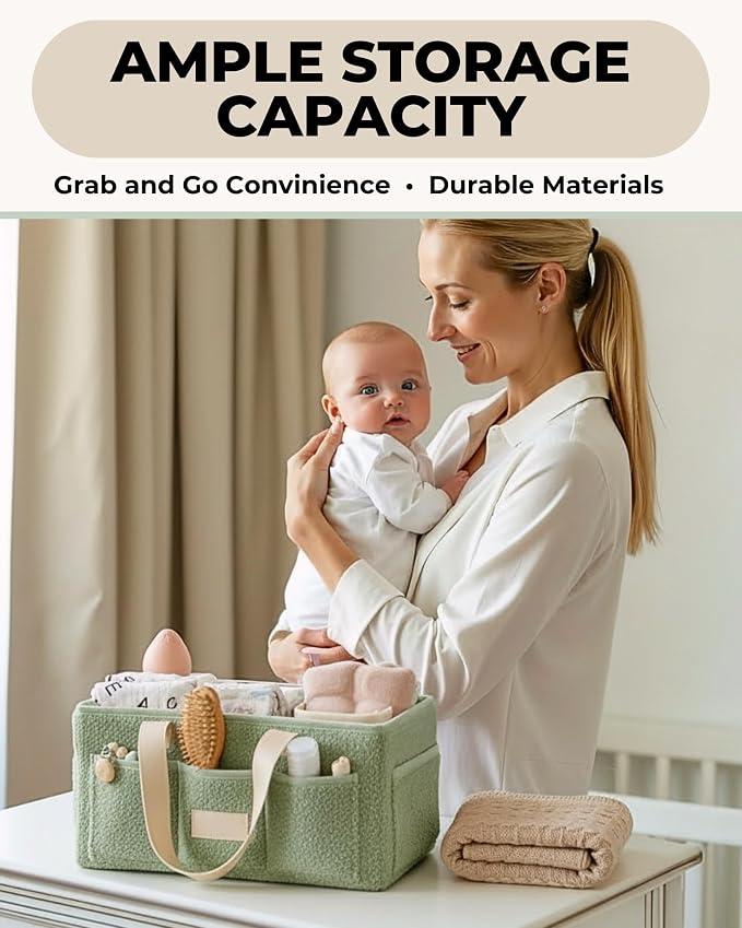 Baby Diaper Caddy Organizer - Image 4