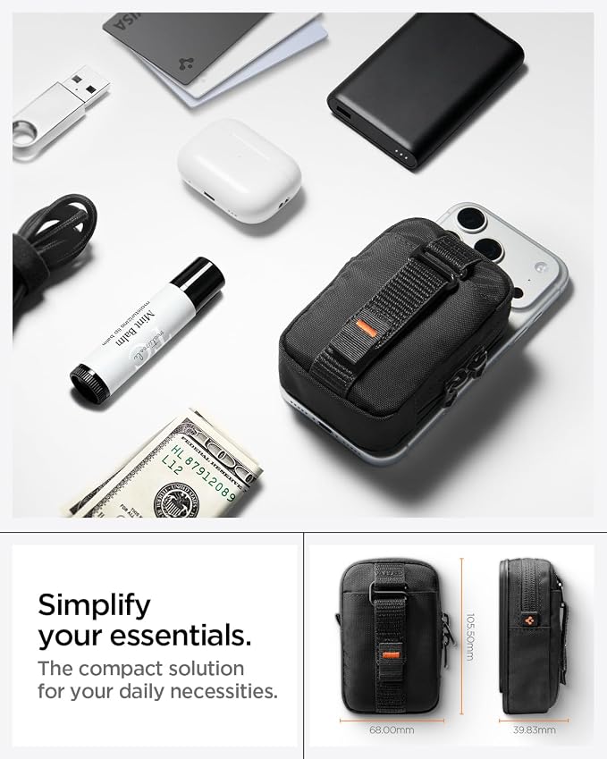 Spigen for MagSafe Wallet Magnetic Pouch Organizer RFID Blocking EDC SSD Card - Image 3