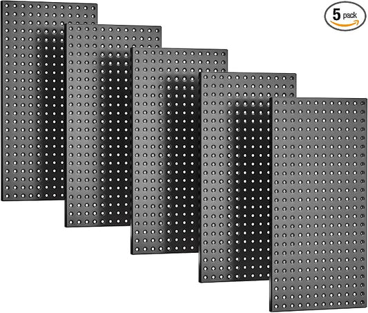EVERHANGER Metal Pegboard Panels 24" x 12", Heavy Duty Steel Peg Boards by EVERHANGER