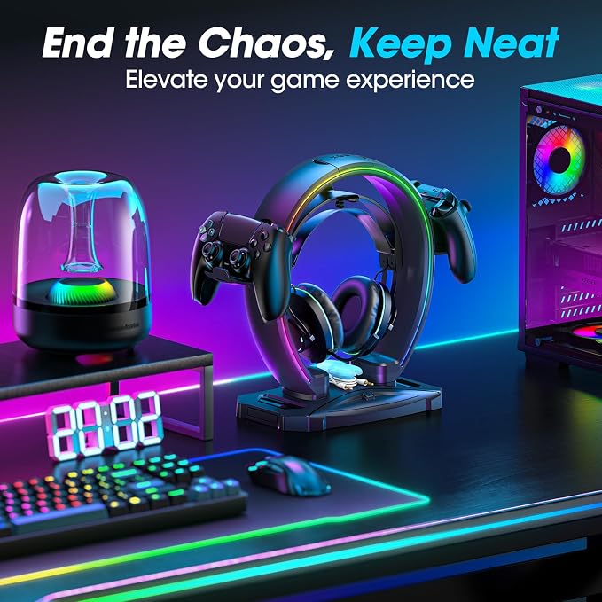 KDD RGB Headphone & Controller Stand - Image 7