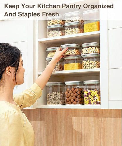12 Pcs Pop Food Storage Containers Airtight Food Storage Containers Set - Image 3