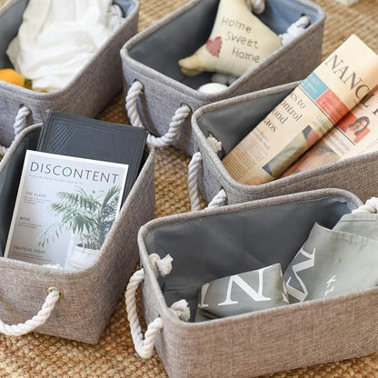 TheWarmHome Foldable Small Storage Baskets - Image 6