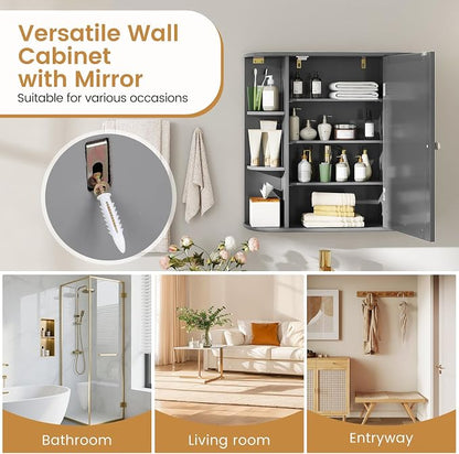Tangkula Bathroom Wall Cabinet - Image 8