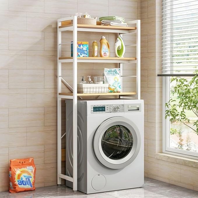 Gdrasuya10 Over The Washer and Dryer Storage Shelf - Image 5