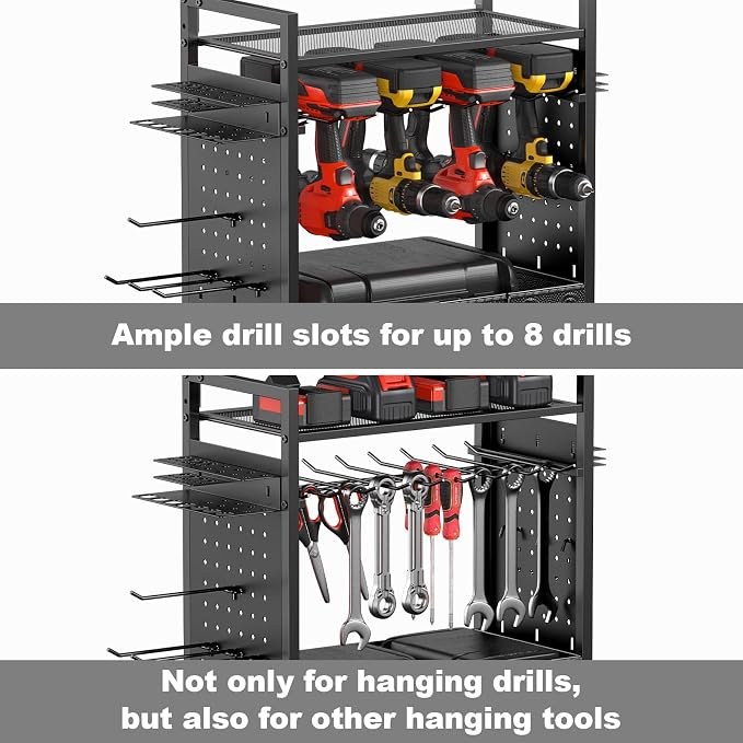 CCCEI Garage Power Tools Organizer Cart - Image 4