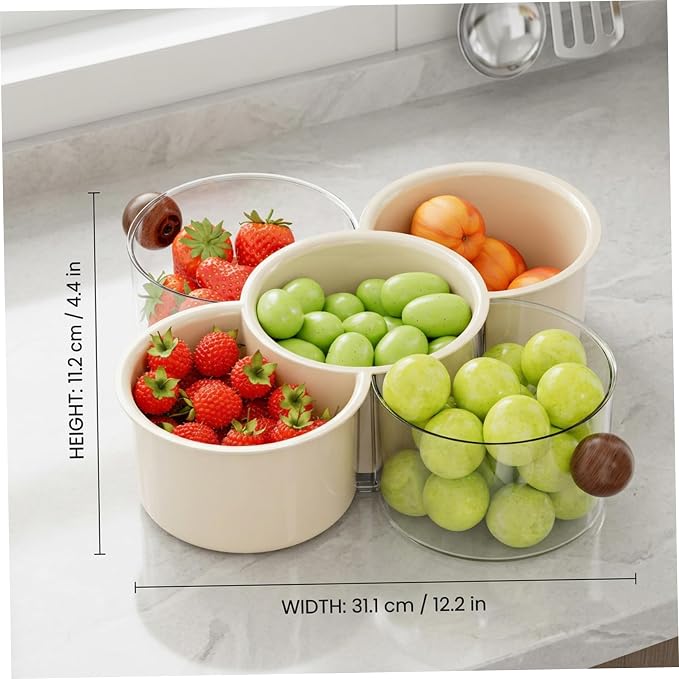 Snack Spinner - Rotating Divided Serving Tray - Image 4