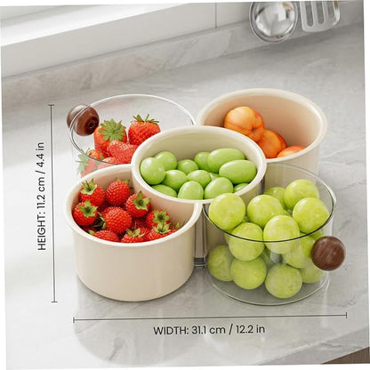 Snack Spinner - Rotating Divided Serving Tray - Image 4