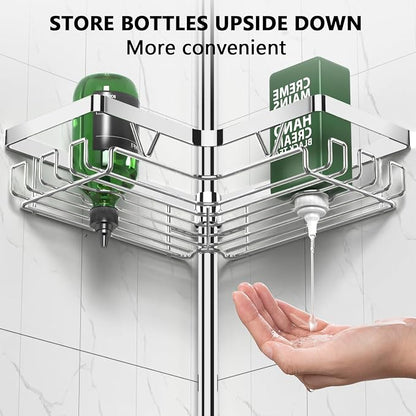 DAOYA Corner Shower Caddy Tension Pole - Image 4