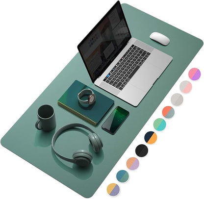 YSAGi Desk Mat, Desk Pad, 35.4" x 17" Laptop Leather Desk Pad Protector by YSAGi
