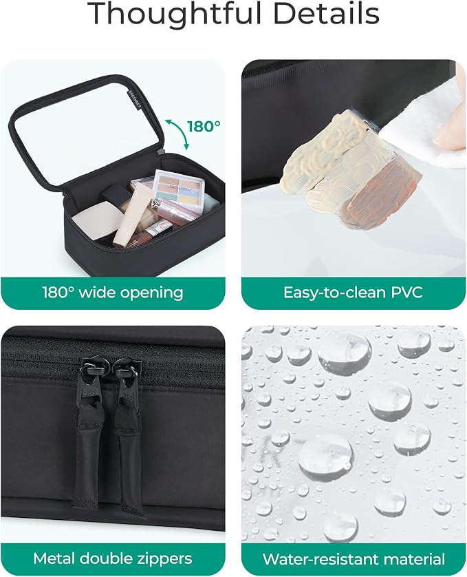 BAGSMART Clear Makeup Bag - Image 6