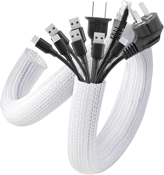 AGPTEK Cable Sleeve Cover, 20ft by AGPTEK
