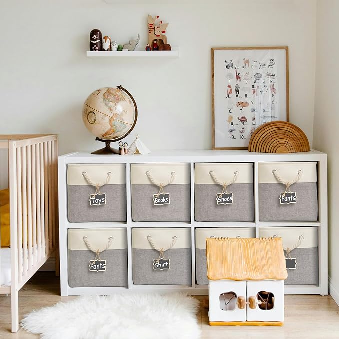 13x13x13 Storage Cubes Bins, Cube Storage Organizer Bins - Image 2