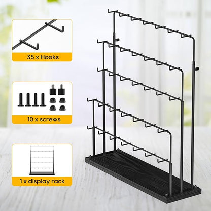 ORLESS Jewelry Display for Vendors, Earring Display Stand for Selling, Necklace - Image 7