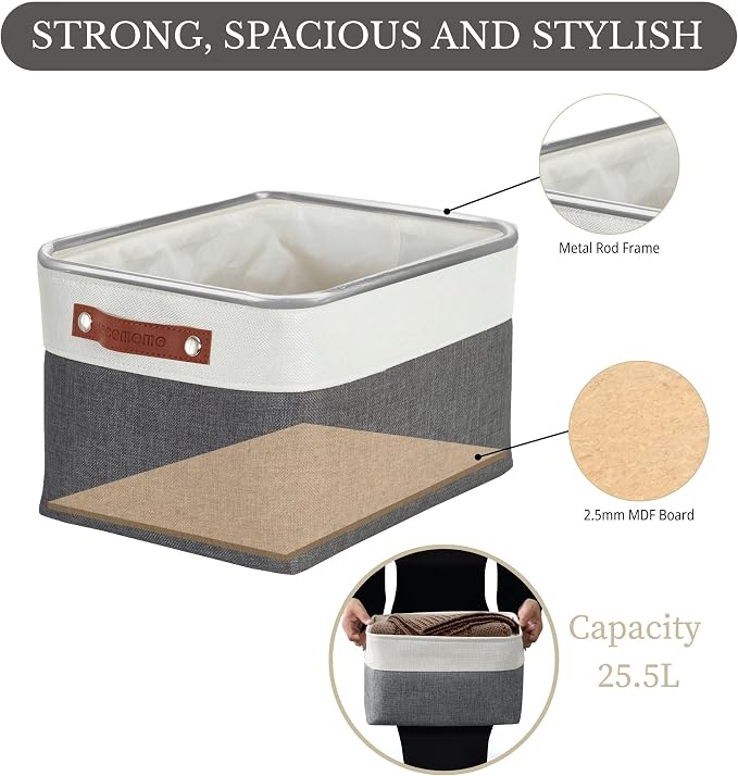DECOMOMO Storage Baskets for Shelves - Image 4
