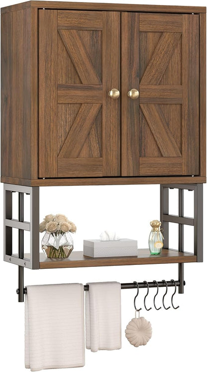 Bathroom Wall Cabinet, Farmhouse Medicine Storage by FUNHUKSON