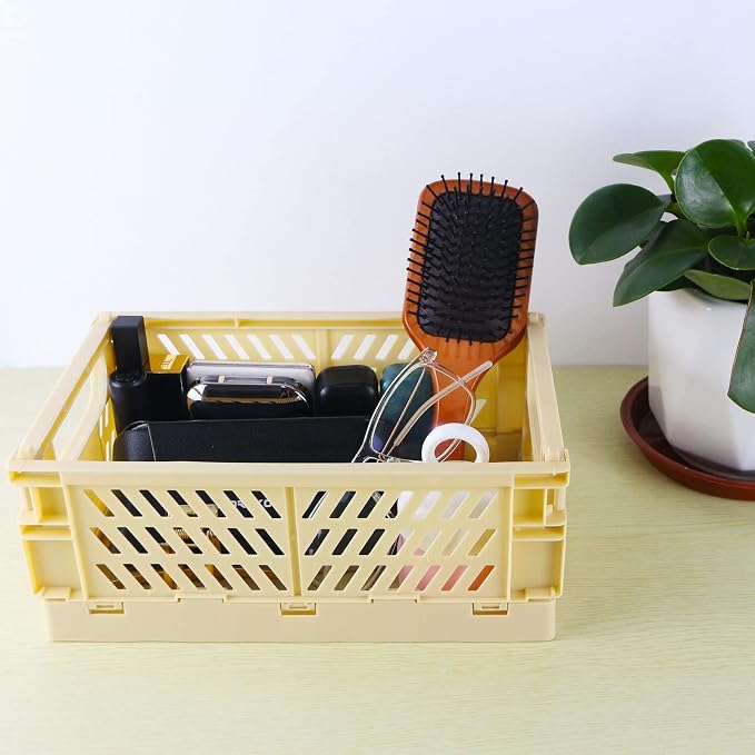 Tixill 2-Pack Mini Foldable Plastic Baskets - Image 5
