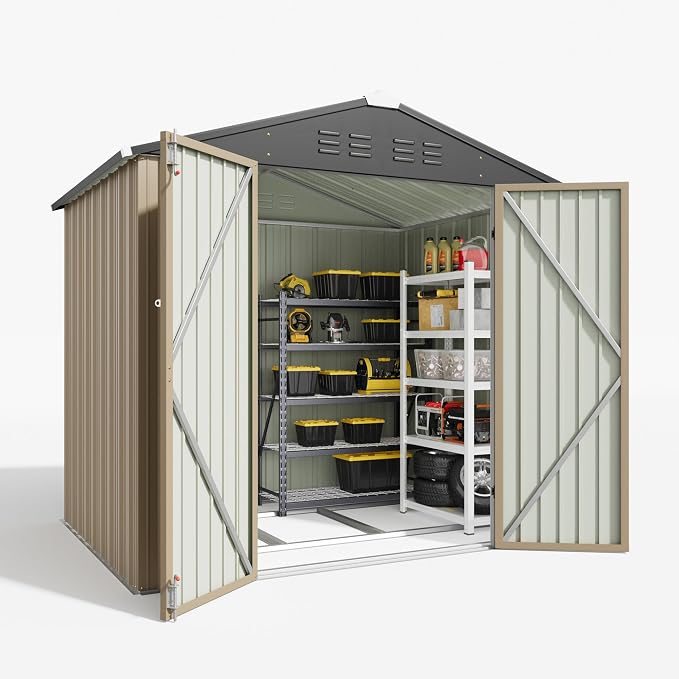 Patiowell 6x4 FT Outdoor Storage Shed - Image 6