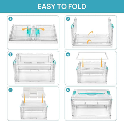 Vtopmart 24 QT Clear Plastic Craft Organizers and Storage Box - Image 2