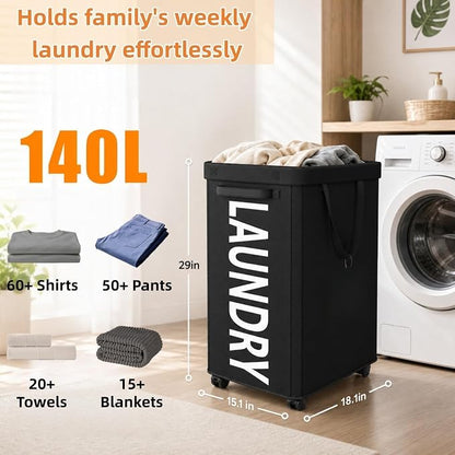 Optish 140L Laundry Hamper - Image 4