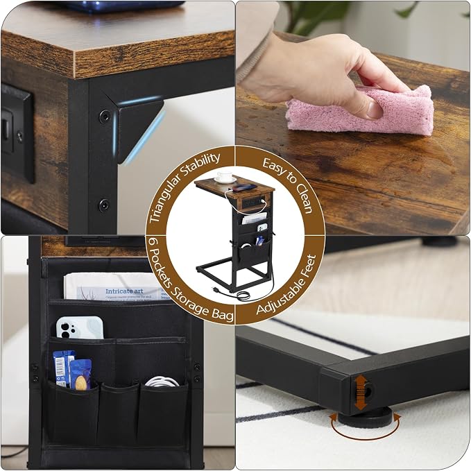 AMHANCIBLE C Shaped End Table - Image 8