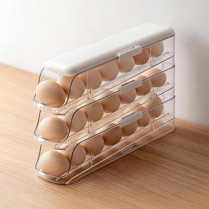PAVSTINE 3-Tier Auto Rolling Egg Holder by PAVSTINE