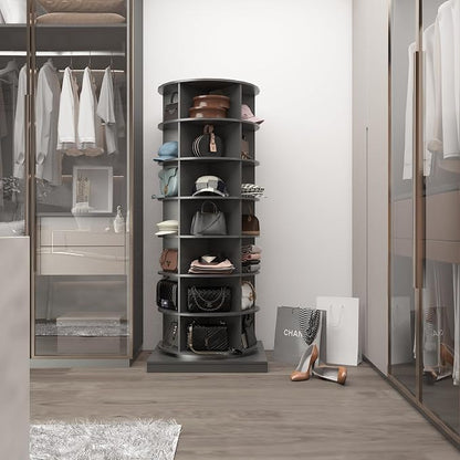 Rotating Shoe Rack Tower, 7-Tier Spinning Shoe Rack, Free Standing 360° - Image 8