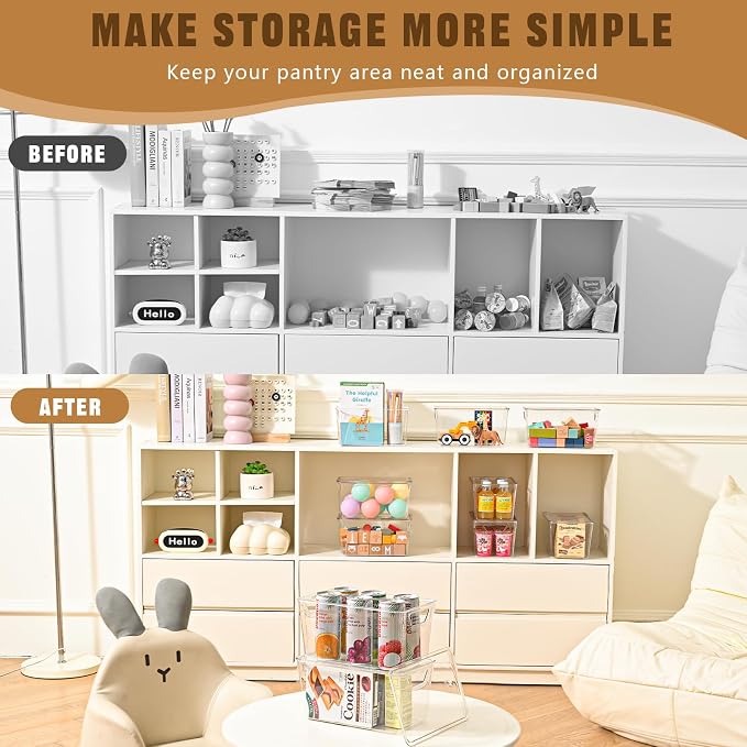 12 Pack Middle Stackable Storage Boxes - Image 5