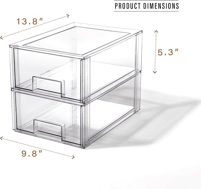 BINO | Stackable Storage Drawers, Large - Image 2