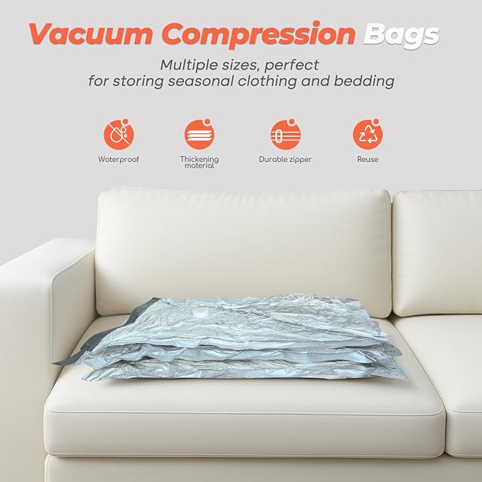 Vacbird 18 Pack Vacuum Storage Bags Set - Image 9