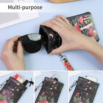 Double Eyeglass Case Soft Dual Glasses Case - Image 6