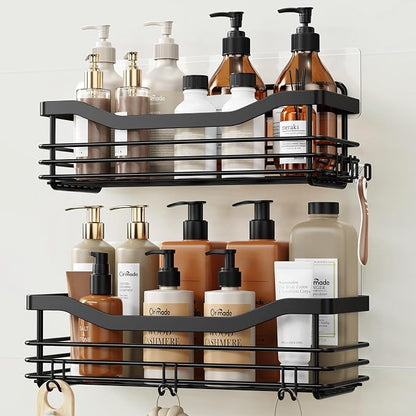 Orimade Shower Caddy Basket Shelf Storage Rack, No Drilling Wall Mounted by Orimade
