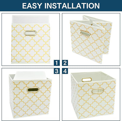 Fabric storage bins Cubes, Fabric Cube Organizer - Image 6