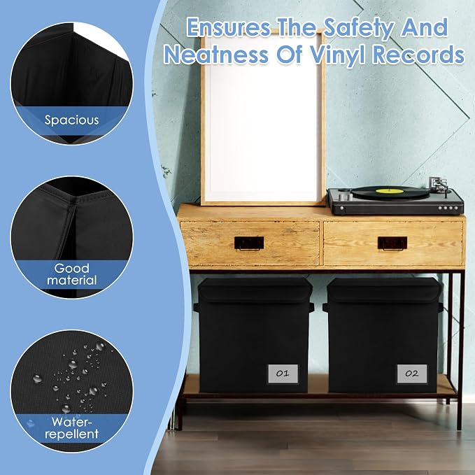 1/4 Pcs Vinyl Record Storage Box - Image 2