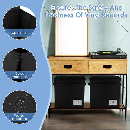 1/4 Pcs Vinyl Record Storage Box - Image 2