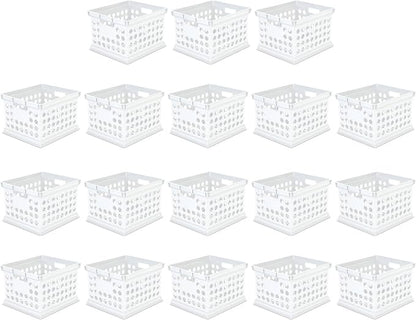 Sterilite Stackable Plastic Storage Crate Bin Organizer File Box by Sterilite