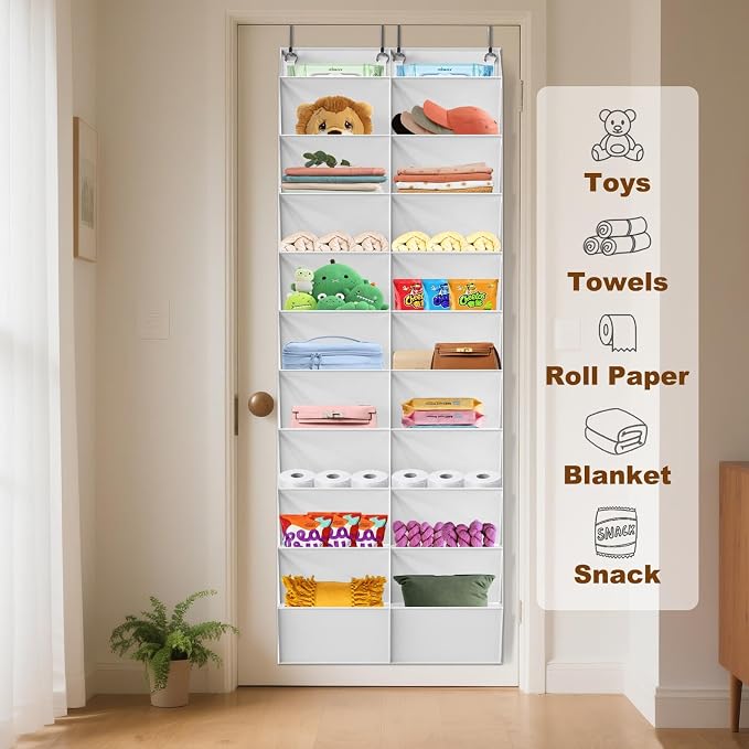 30 Pairs Over the Door Shoe Organizer, 10-Tier Door Shoes Rack Storage - Image 7