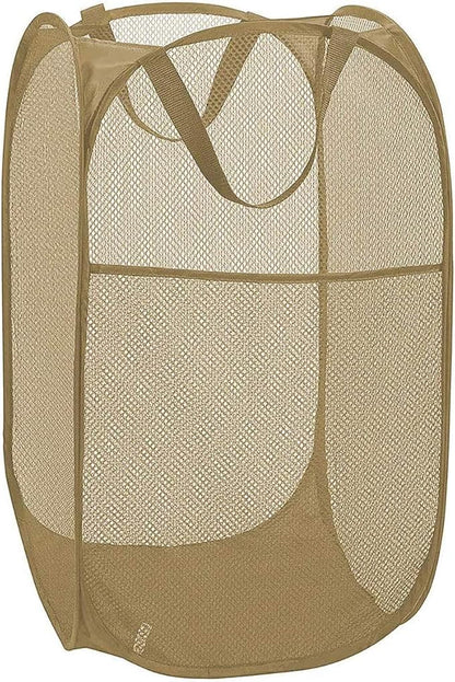 Larpur Popup Mesh Laundry Basket, Collapsible and Portable Clothes Washing by Larpur