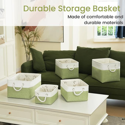 11.8x7.9x5.2 Inch Fabric Small Storage Bins - Image 7